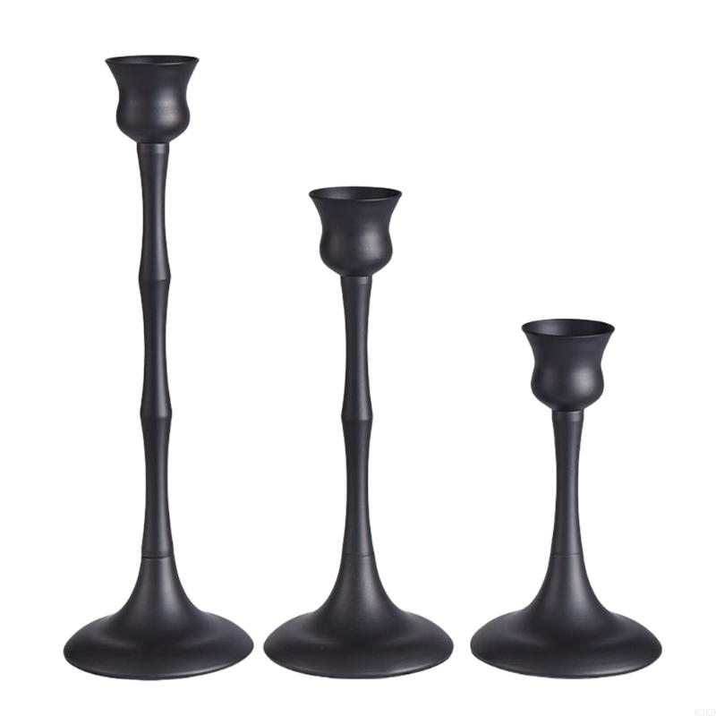 62KD 3 шт. Декоративные металлические подсвечники для праздничных настольных композиций