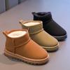 Winter Kids Boots for Boys New Versatile Girl Snow Boots Thickened Warm Plush Children Causal Fashion Cotton Boots Solid Color