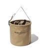 GORDON MILLER Car Cordura Folding Bucket 12L Car Wash Trash Can Accessory Holder Folding Coyote Beige 1762323
