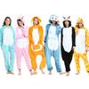 Unisex Women Men Adult Kigurumi Pajamas Set Unicorn Owls Animal Sleepsuit Winter Warm Sleepwear Onesie Kangaroos Costume Halloween