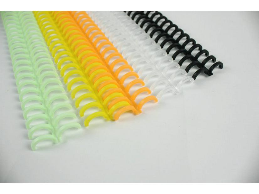 Plastic Loose Leaf Rings, 6-Pack - Openable Binding Strips for Office Use, Free Shipping