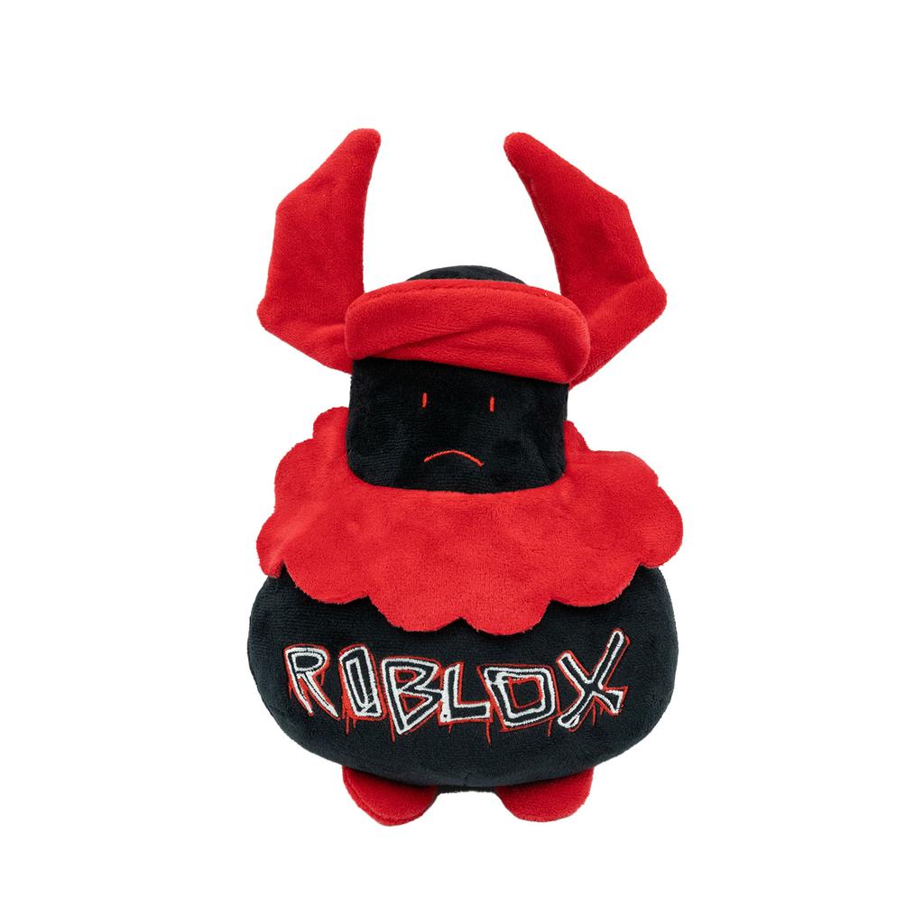 Плюшевая игрушка Roblox Forsaken Guest 666 Черная с красными рогами Мягкая набивная Игровой персонаж Кукла Коллекционная Подарок для детей Фанатов Roblox