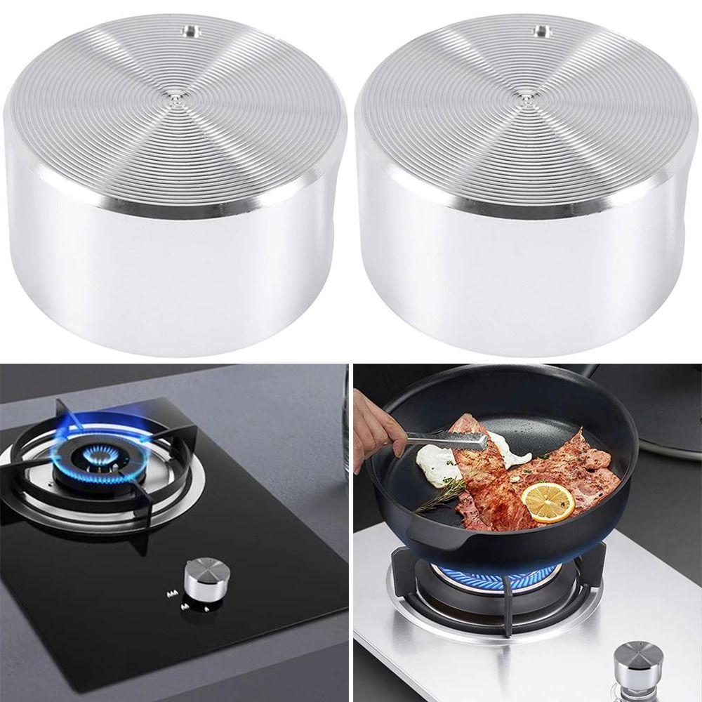 Silver Barbecue Stove Knob Round Stove Switch Knob New Stove Accessories