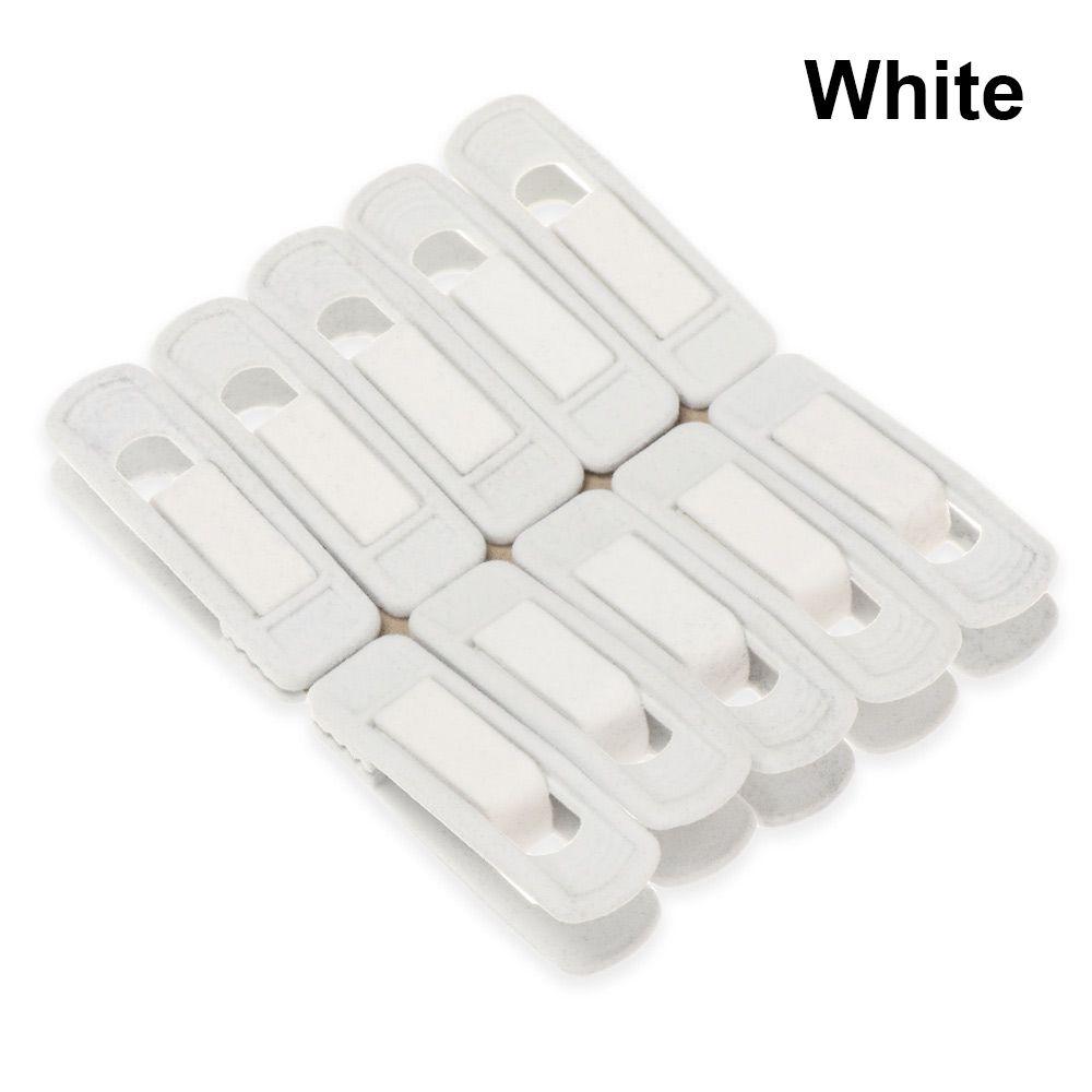 10pcs Storage Bathroom Household Non-slip Coat Holder Hanging Hooks Velvet Hangers Clips Dress Rack