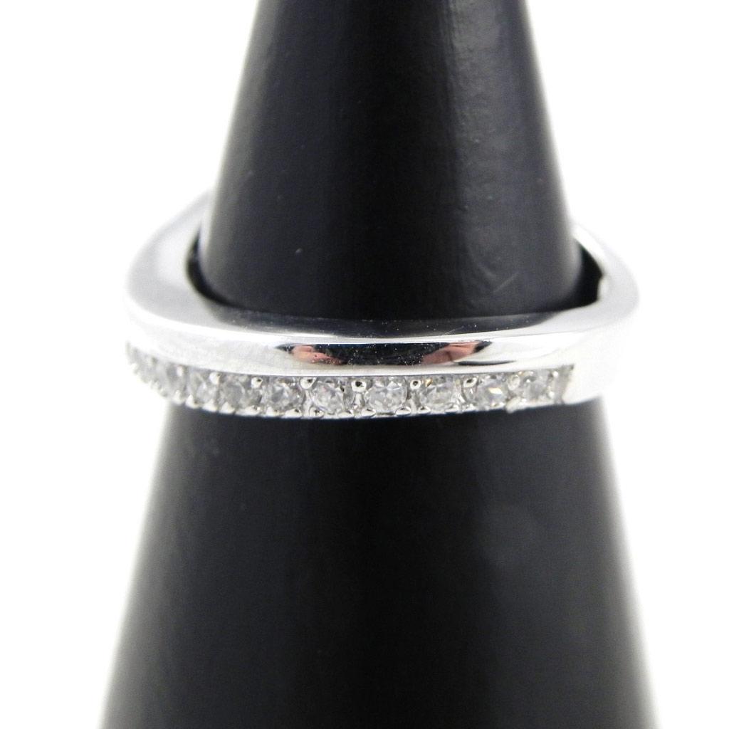 Серебряное кольцо "Богиня" белое серебро (родий) - 4 мм