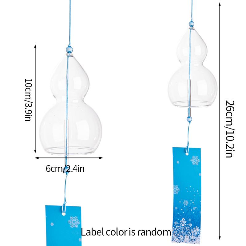 Japanese Style Glass Wind Chimes Outdoor Decorative Wind Bell Window Hanging Pendants Yard Garden Decoration Wind Chime