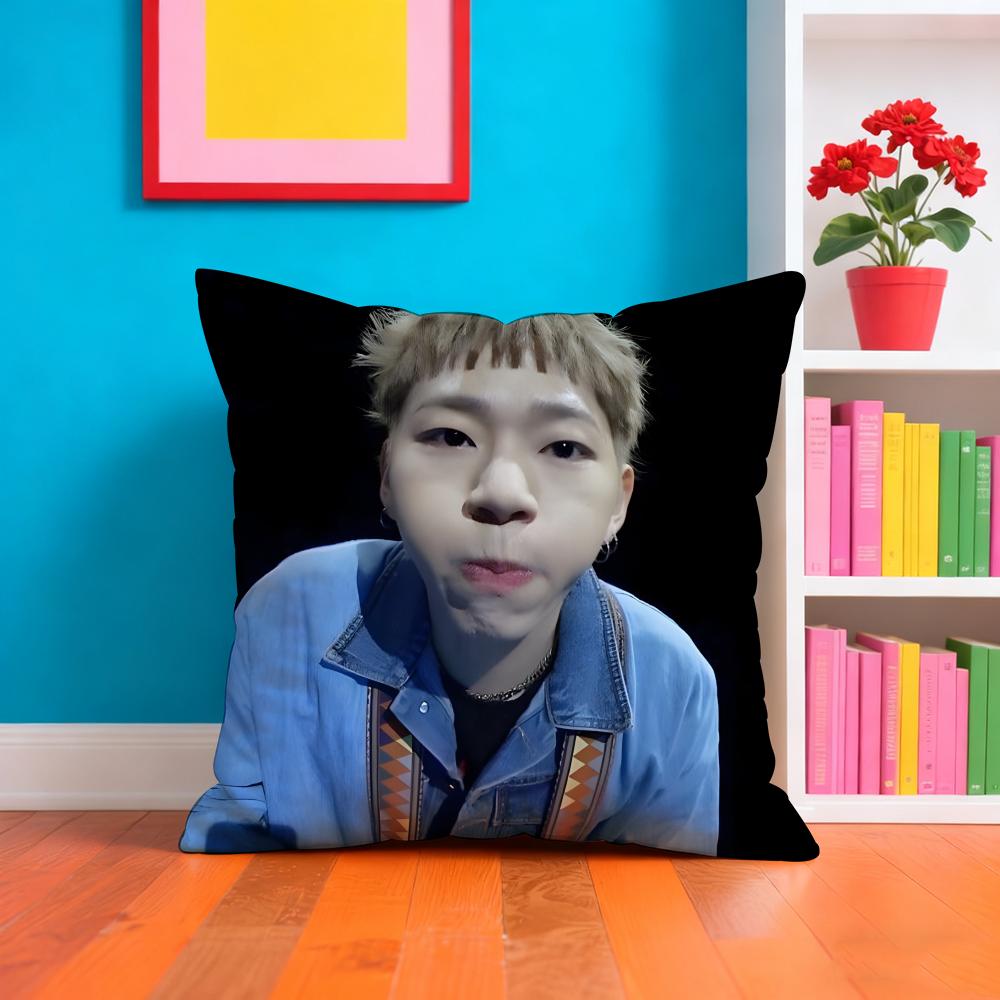 Z-zico Singer Rapper Pillow Case Pillow Case Plush Fabric Soft Double Sided Print Home Sofa High Quality Cushion