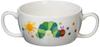 Kaneshotouki Very Hungry Bullion Handed Soup 210ml Tableware White 807137 "The Caterpillar" Children's (Two Cup) Children's