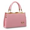 Women's Bag New Fashion Casual Bow Straddle Bag Solid Color Zipper One Shoulder Handbag