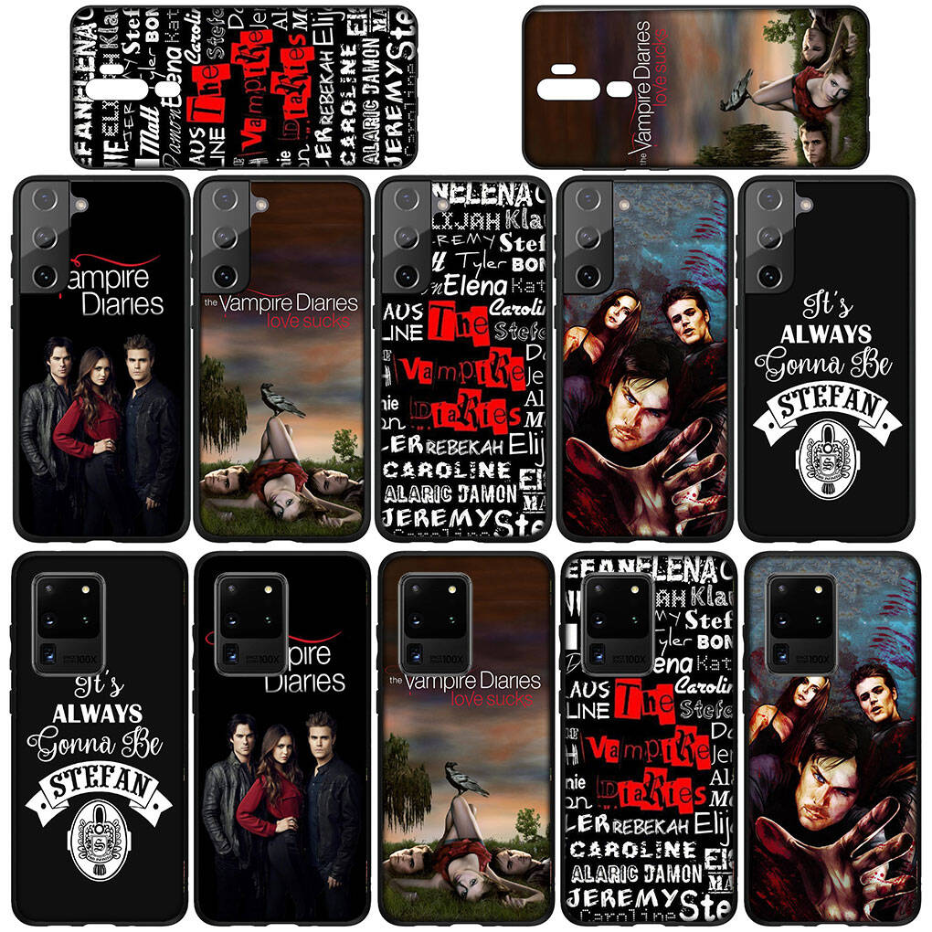Чехол для iPhone 17 16 15 Xiaomi Poco Redmi Note 14 13 12 11 Pro Max 9 16e Samsung Galaxy S25 S24 S23 OPPO Huawei Чехол для телефона Дневники вампира