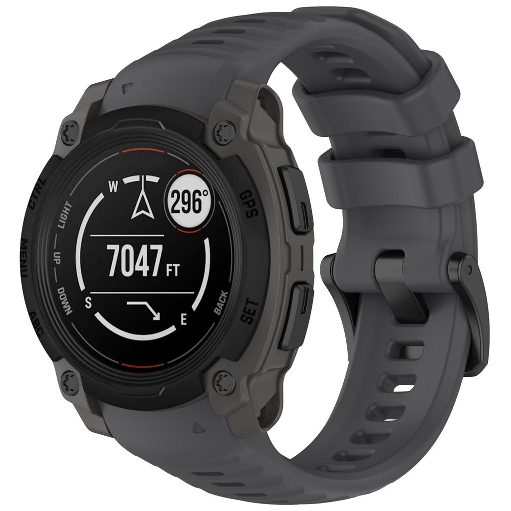 Sweat-resistant and Hypoallergenic Silicone Watch Band Precision Fit for Garmin Instinct E 40mm 45mm Replacement Sports Strap