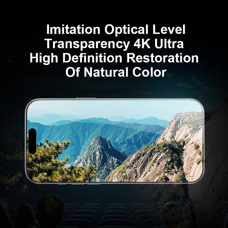 Premium Diamond HD 3D Privacy Tempered Glass Screen Protector Ultra Clear 9H Hardness Anti Scratch Anti Fingerprint Mobile Phone