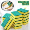 Высокоабсорбирующие чистящие губки для мытья посуды Magic Clean Pot, губка для пятен ржавчины, щетка для кухни, очиститель от жира, бытовые инструменты
