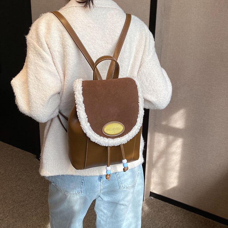 Рюкзак высокой ценности осень и зима новый ретро матовый ПУ маленький рюкзак модная сумочка