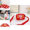Adorable Mini Red New Year Kids Coin Purse For Both Boys And Girls With Cute Animal Design