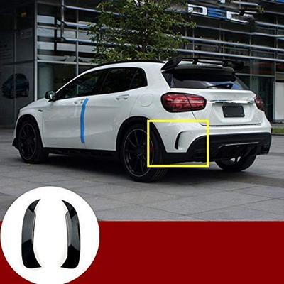 Накладка на воздухозаборник спойлера заднего бампера для Benz Gla X156 Gla45 Amg 2013-2018(черный)