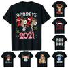 Уютная и легкая рождественская карантинная футболка 2020 с Сантой для мужчин и женщин