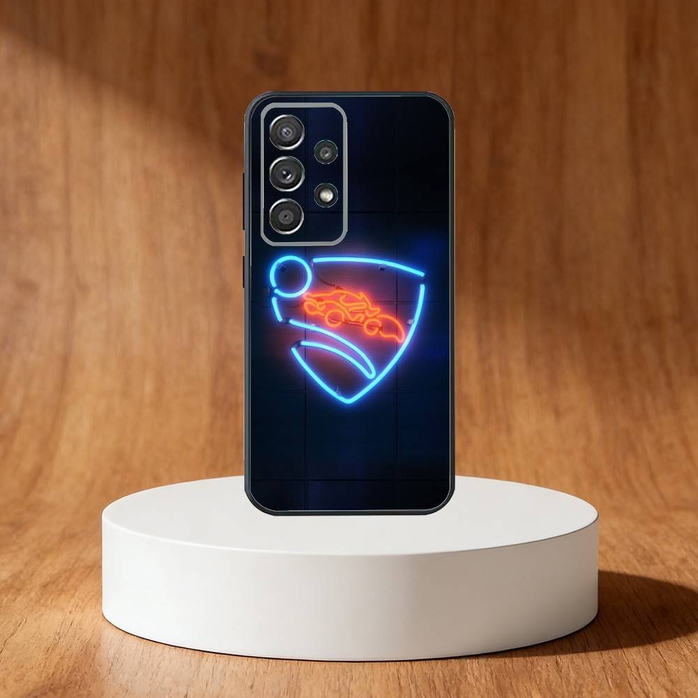 Игровой чехол R-Rocket L-League для телефона Samsung S25, S24, S21, S22, S23, S30, Ultra, S20, Plus, Fe, Note, 10, 9, 5G Черный