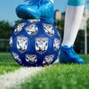 Bulldogs Team Crest Design Size 5 Soccer Ball,Indoor/Outdoor Suitable for Training Matches Tournaments Practice Games Perfect Gift for Fan