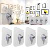 10 Pcs Punch-free Screws Strong Self-adhesive Suction Cup Sucker Wall Hooks Hanger for Kitchen Bathroom Tools