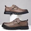 Деловые кожаные туфли для мужчин, повседневная обувь для ходьбы на открытом воздухе, модные дышащие кроссовки для фитнеса, мужские 2024, новые офисные рабочие туфли