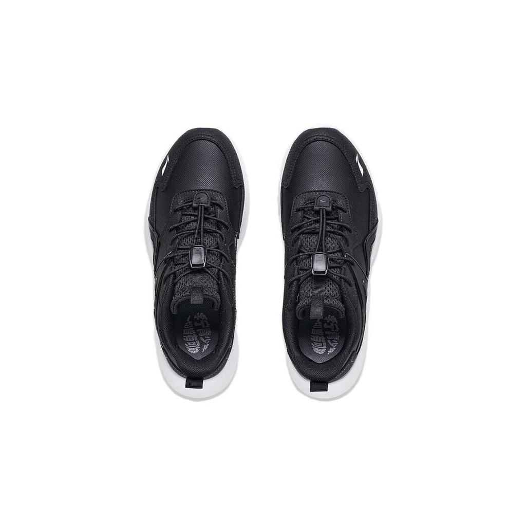 Li Ning Kids Ling Yue 3.5 удобные нескользящие износостойкие водонепроницаемые дышащие низкие кроссовки для бега детские кроссовки черные YKCT114-11