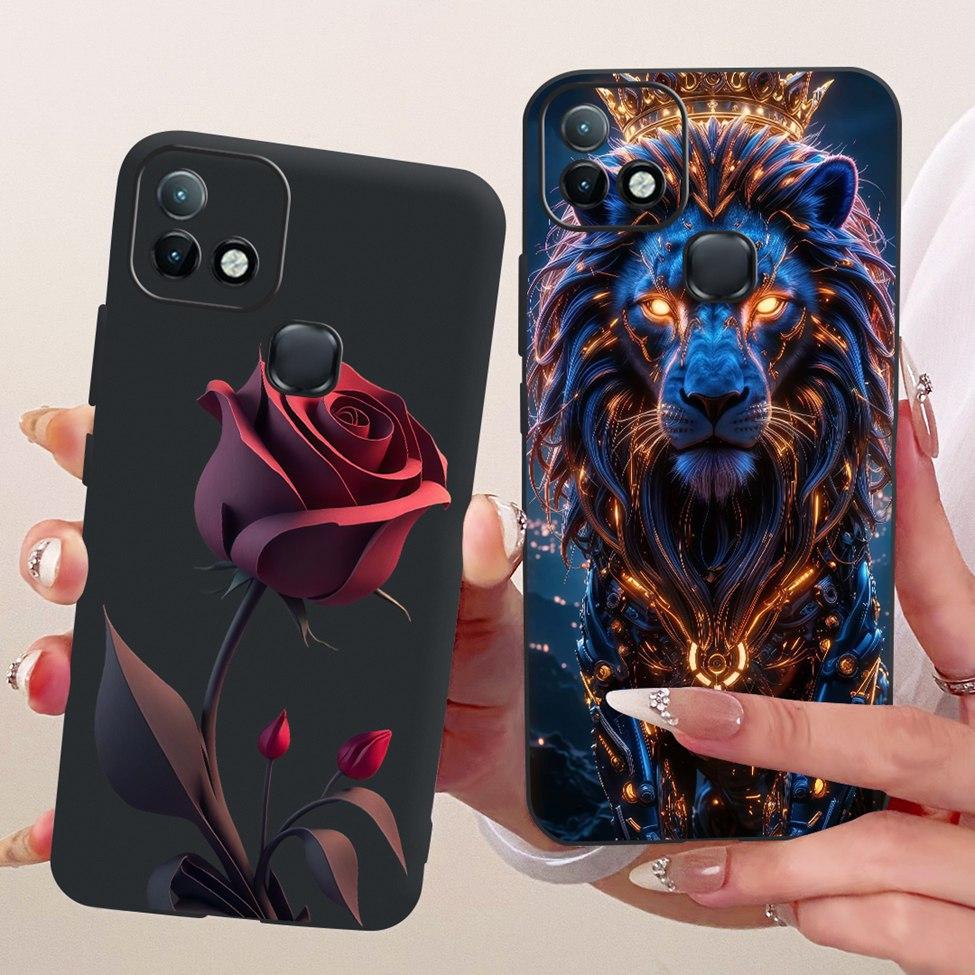 For Infinix Hot 10i Case Luxury Butterfly Fashion Girls Boys Cute Painted Casing For Inifnix Hot 10i X659 X659B X658E Cover