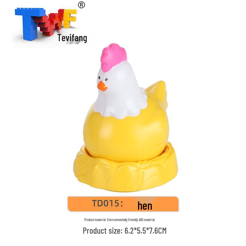 Крупные строительные блоки из частиц: Совместимые Игрушки для Обучения Животным Фермы Прерии Океана для Детей