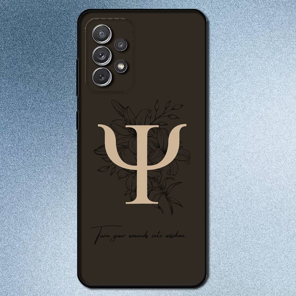P-Психолог Психология Для Samsung S 25,24,23,22,30,21,10,9,Ultra,Plus,Lite,FE,4,5G Чехол для телефона Черный Мягкий чехол
