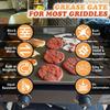 Grease Gate Blocker for Blackstone Griddle, Compatible with Blackstone Griddle Accessories, Grill Accessories for BBQ, Food Mesh Screen Block Food