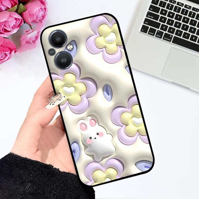 Для Oppo Reno8 Lite Мягкий чехол Reno 8 Z Силиконовый ТПУ Чехол для телефона ДЛЯ OPPO Reno8 4G 5G 8 Pro Plus Новая Мода Расписной Fundas Capa