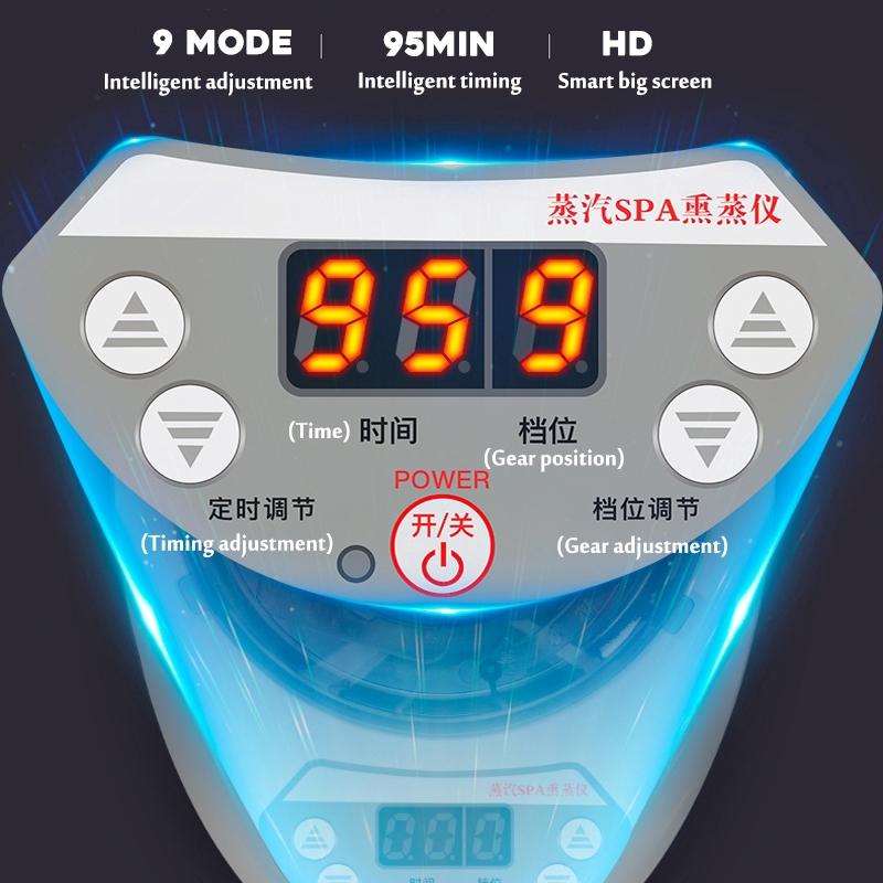 1000 Вт 2 л Портативная паровая сауна Домашний генератор сауны Для похудения Бытовая сауна Бокс Снятие бессонницы Паровая сауна С пультом