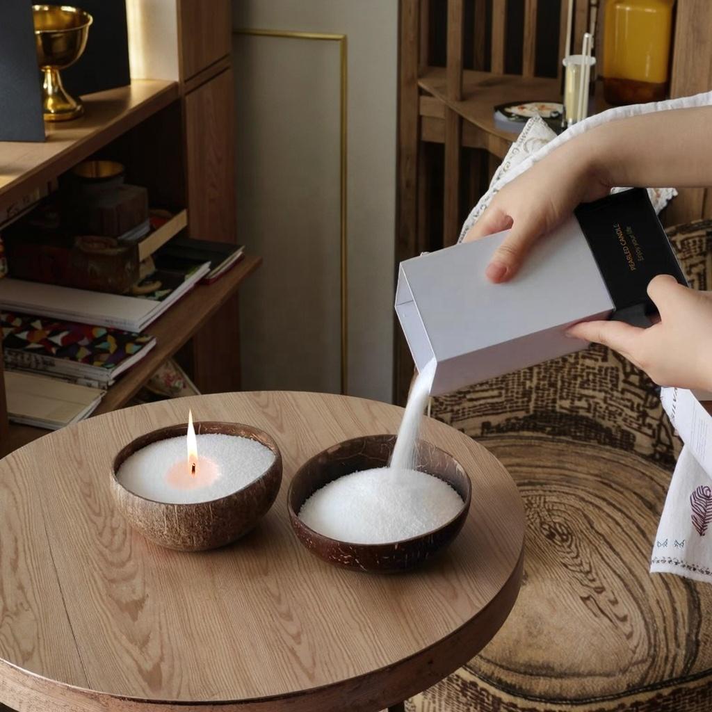 Factory Sells Candle Sand Wax for Wedding Decoration Sand Wax Candles Customer Logo