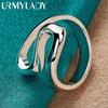925 Sterling Silver Snake Ring For Women Wedding Engagement Charm Fashion Jewelry