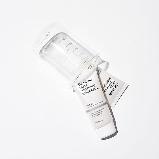 Genabelle Успокаивающий солнцезащитный крем Laser SPF 50+ PA+++ 70 мл