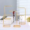 Earring Necklace Ring Bracelet Jewelry Holder Iron Art T-Shaped Jewelry Display Organizer Holders Metal Storage Racks Home