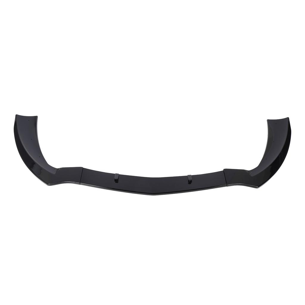 Front Bumper Lip Spoiler 3 Section Type Impact Resistant Upgrade Racing Look Bumper Lip Splitter Body Kit for CLA Class