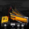 1:50-масштабная модель самосвала из качественного сплава с откатным механизмом, модель инженерного транспортера, имитация звука и света, игрушки для автомобилей