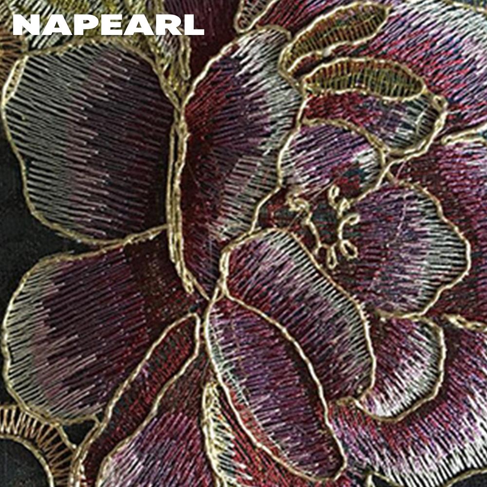 1 шт. NAPEARL модные элитные дворцовые шторы с вышивкой и оконные ширмы для гостиной, спальни, домашний декор