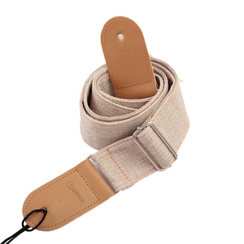 Гитарный ремень, удобный хлопковый льняной ремень, регулируемая длина, гитарный хвост, гвоздь, плечевой ремень для народа