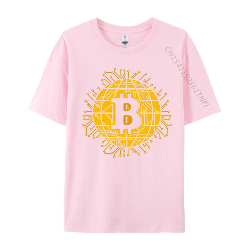 Футболка с криптовалютой Bitcoin Повседневные Топы Рубашка 2024 Популярный Дизайн Топы Футболки BTC Трейдер Монет BTC Мужская Футболка