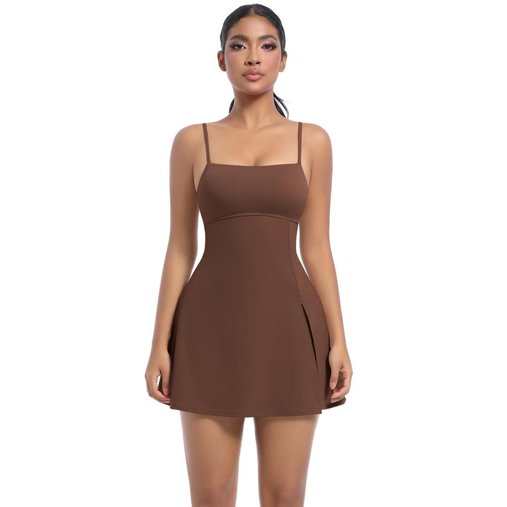 Женские высококачественные спортивные теннисные юбки, цельный спортивный костюм (Внутри шорты.) Подходит для бега/фитнеса/тенниса/тренировок/йоги/повседневного ношения