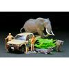 TOMYTEC Marine x Tomica Limited Vintage GeoCollection64 Car Snap 29a Safari 2 (with Toyota Hilux 4WD Pickup Double Cab) ABS/PVC Figure &