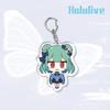 Аниме игры Hololive акриловый брелок металлическое кольцо автомобильная сумка украшение для ключей аксессуар подарок аниме подарки кулон