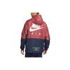 Nike Мужская куртка на молнии с капюшоном и цветным принтом в виде букв, верхняя одежда DD6443-661