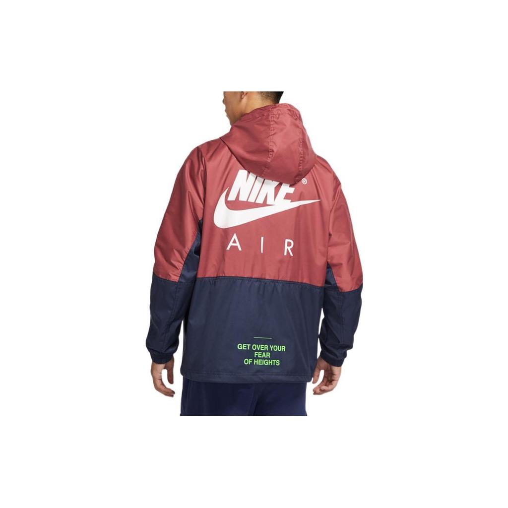 Nike Мужская куртка на молнии с капюшоном и цветным принтом в виде букв, верхняя одежда DD6443-661