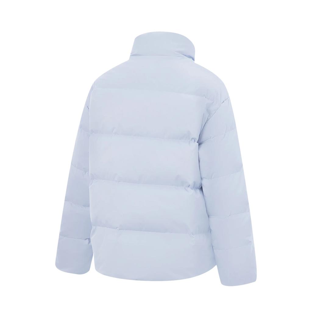 Li-Ning Серия Фитнес Куртка пуховая женская теплая однотонная на молнии со стойкой AYMV196-3
