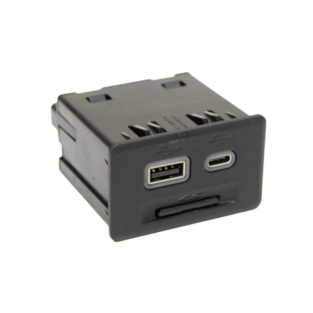 USB Аудио Вспомогательный Разъем Гнездо Сборка Для GMC Sierra 1500 Acadia Cadillac