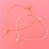 Звезда браслет на щиколотку на ногу модные летние пляжные украшения для ног AVE