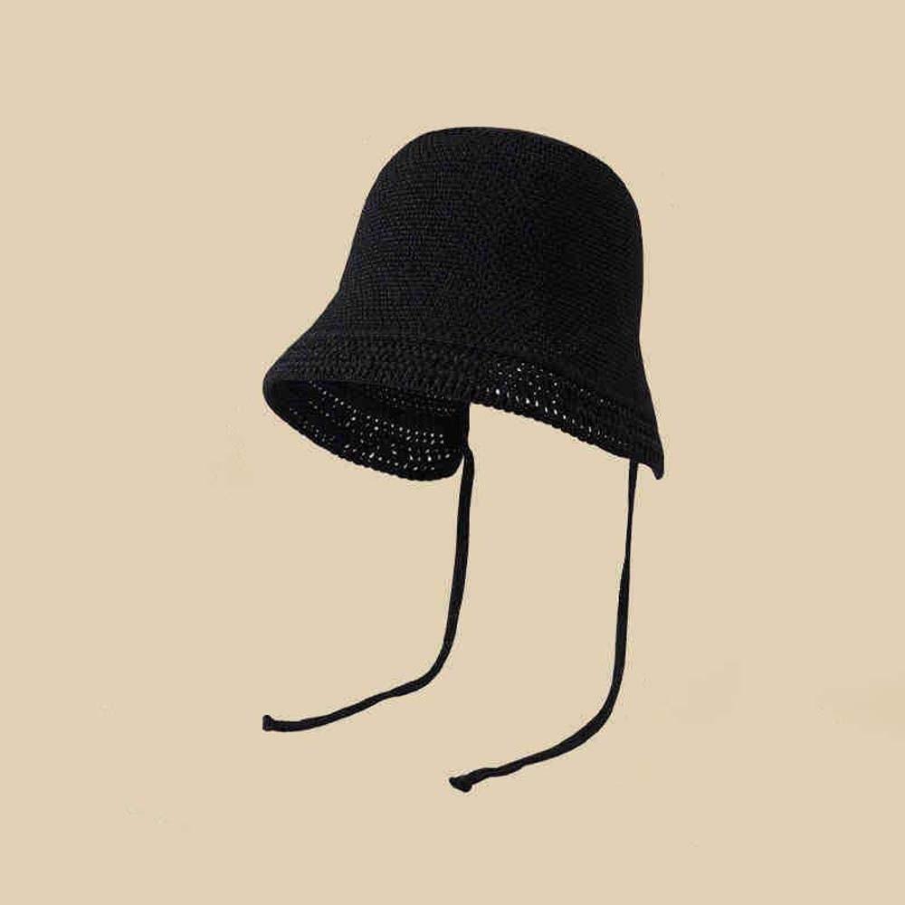 Big Brimmed Folding Straw Hat Lightweight Woven Sun Cap Fashion Vacation Beach Cap Women